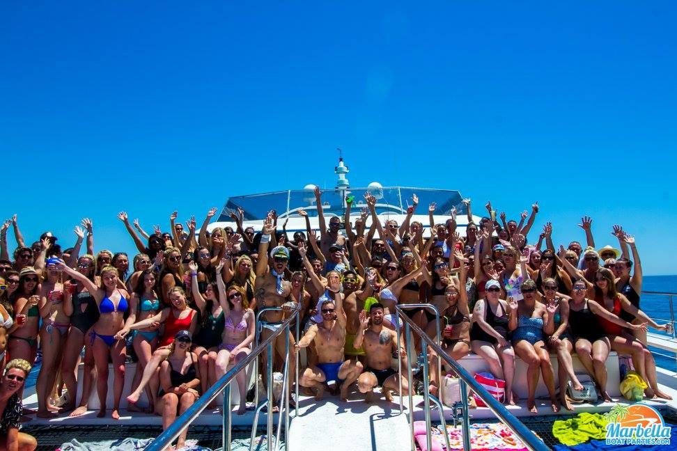 Marbella boat party 2020